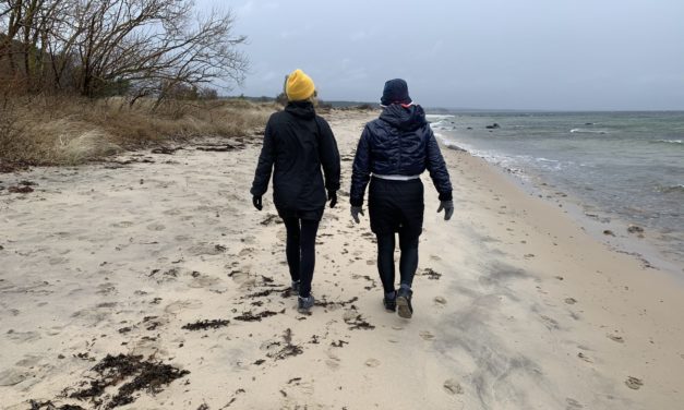 Stormig och härlig helg i Kivik