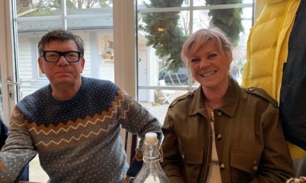 Äntligen kom snön till Skåne!