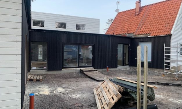 Wow, nu går det undan! Snart har vi ett nytt hus!