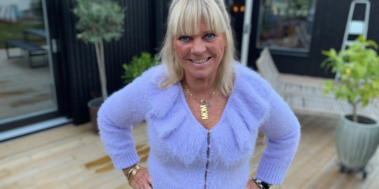 Ljuslila pastellkaramell.