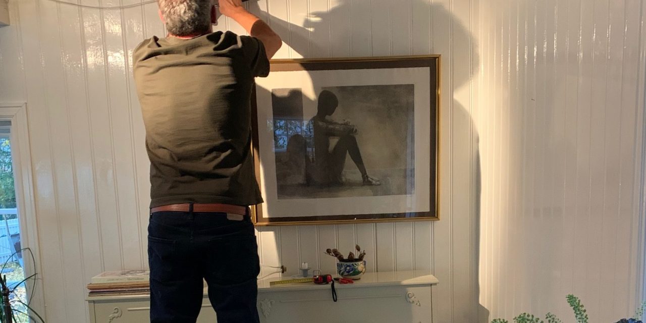 Äntligen har vi kommit till projektet “hänga tavlor”!