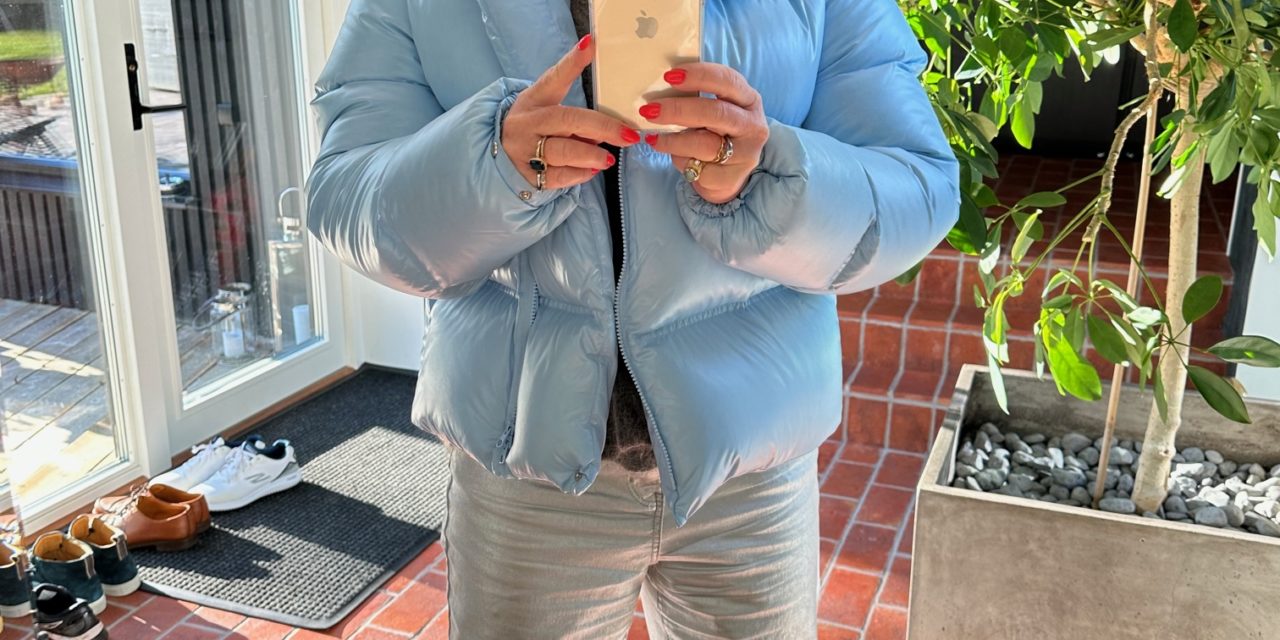 Silver lining och mörkbruna skinnbrallor